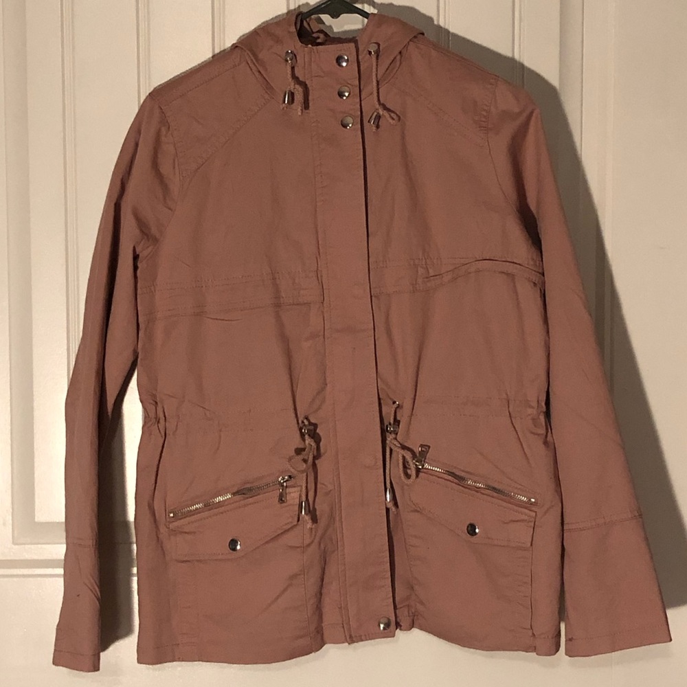 Urban Retro Light Pink Utility Jacket